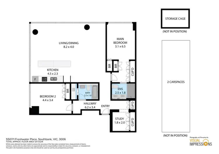Floorplan of Homely apartment listing, 5507/1 Queensbridge Square, Southbank VIC 3006