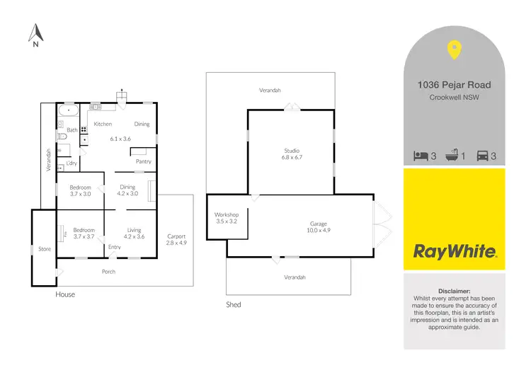 Floorplan of Homely house listing, 1036 Pejar Road, Crookwell NSW 2583