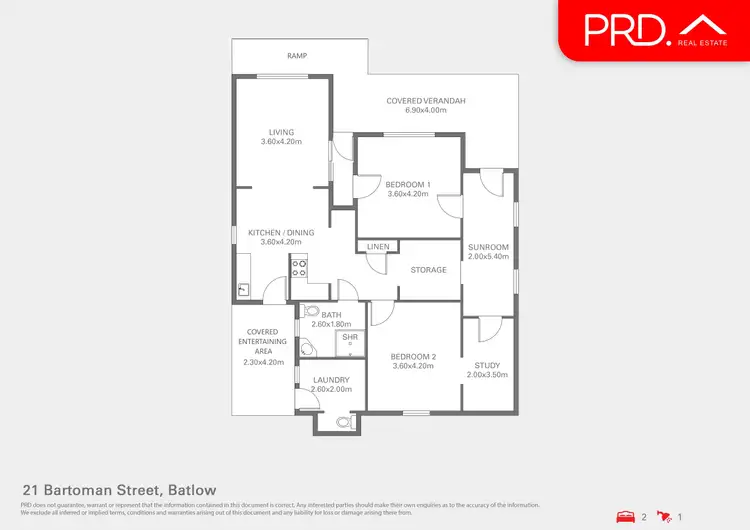 Floorplan of Homely house listing, 21 Bartoman Street, Batlow NSW 2730