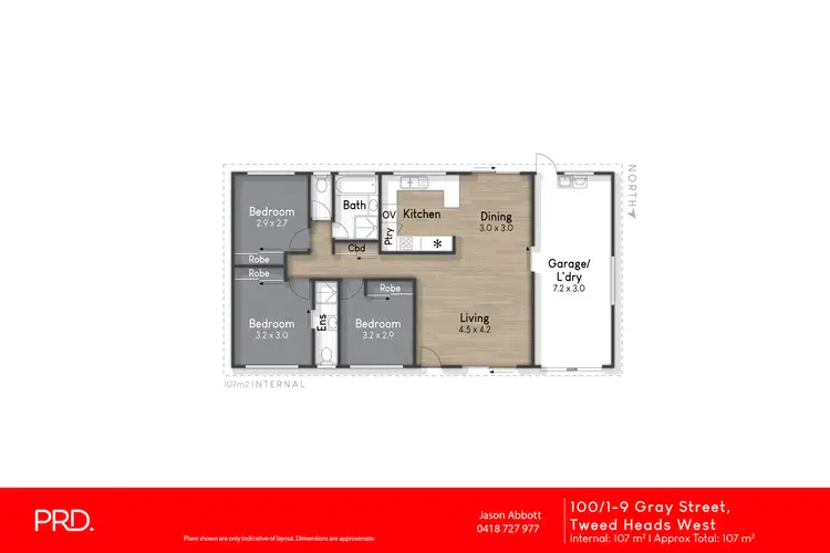 Floorplan of Homely villa listing, 100/1-9 Gray Street, Tweed Heads West NSW 2485