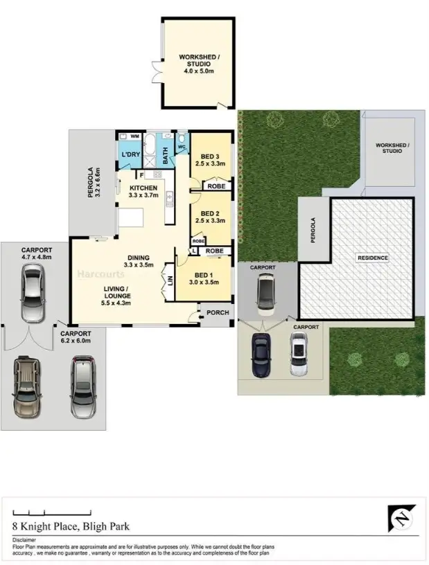 Floorplan of Homely house listing, 8 Knight Place, Bligh Park NSW 2756