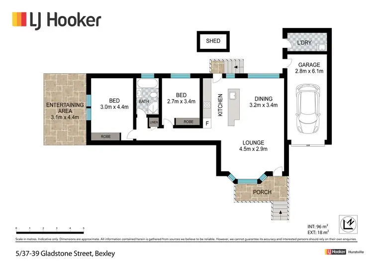 Floorplan of Homely villa listing, 5/37-39 Gladstone Street, Bexley NSW 2207