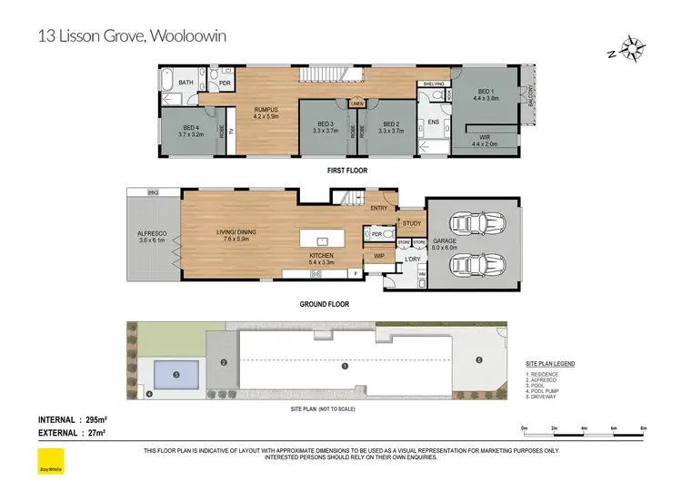Floorplan of Homely house listing, 13 Lisson Grove, Wooloowin QLD 4030