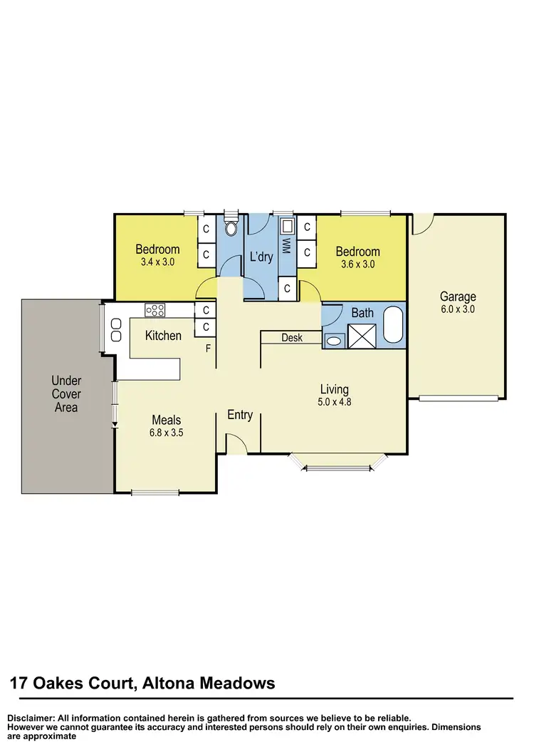 Floorplan of Homely house listing, 17 Oakes Court, Altona Meadows VIC 3028