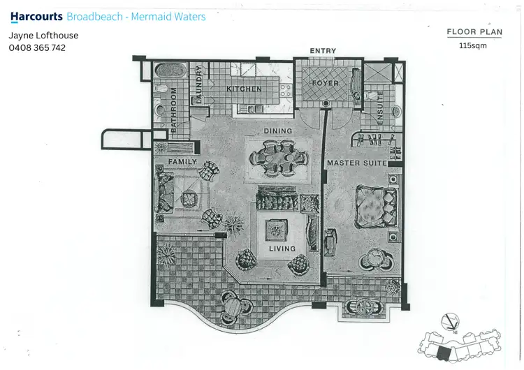 Floorplan of Homely apartment listing, 1409/24-26 Queensland Avenue, Broadbeach QLD 4218