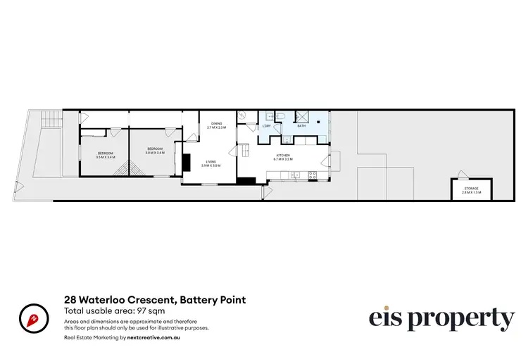 Floorplan of Homely house listing, 28 Waterloo Crescent, Battery Point TAS 7004