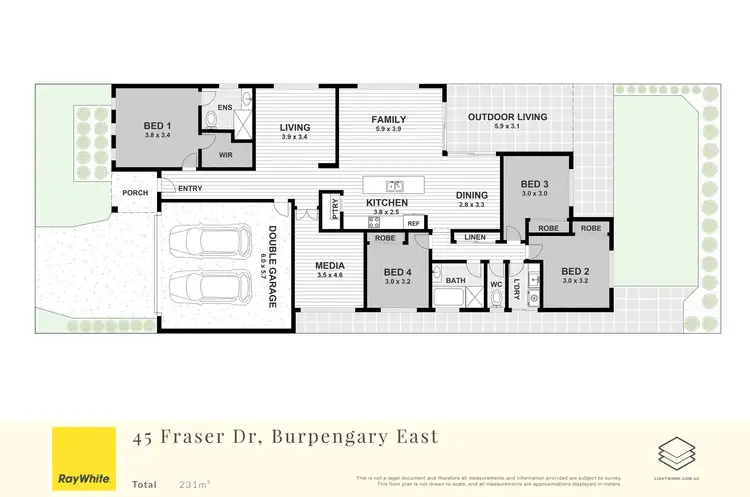 Floorplan of Homely other listing, 45 Fraser Drive, Burpengary East QLD 4505