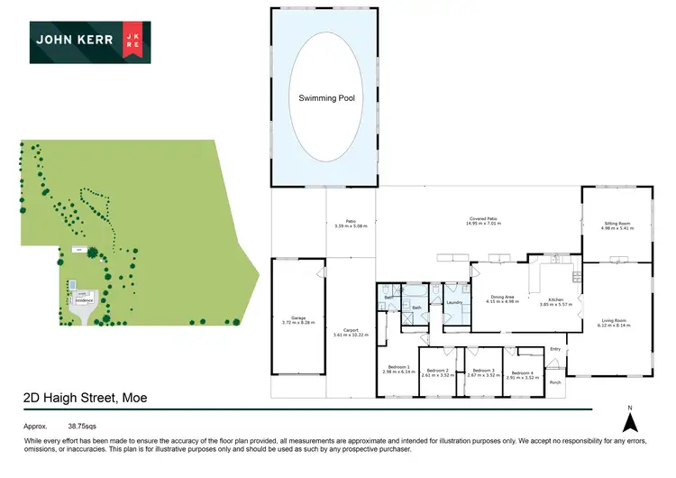 Floorplan of Homely house listing, 2D Haigh Street, Moe VIC 3825