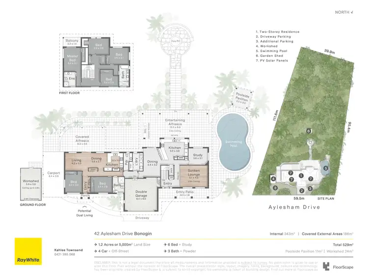 Floorplan of Homely rural property listing, 42 Aylesham Drive, Bonogin QLD 4213