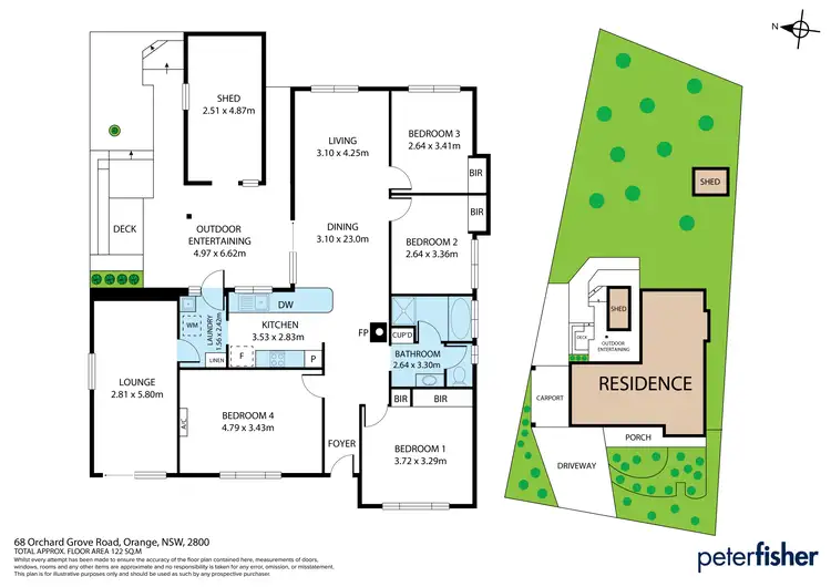 Floorplan of Homely house listing, 68 Orchard Grove Road, Orange NSW 2800