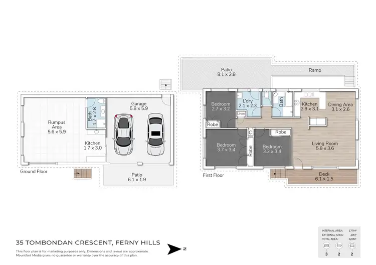 Floorplan of Homely house listing, 35 Tombondan Crescent, Ferny Hills QLD 4055