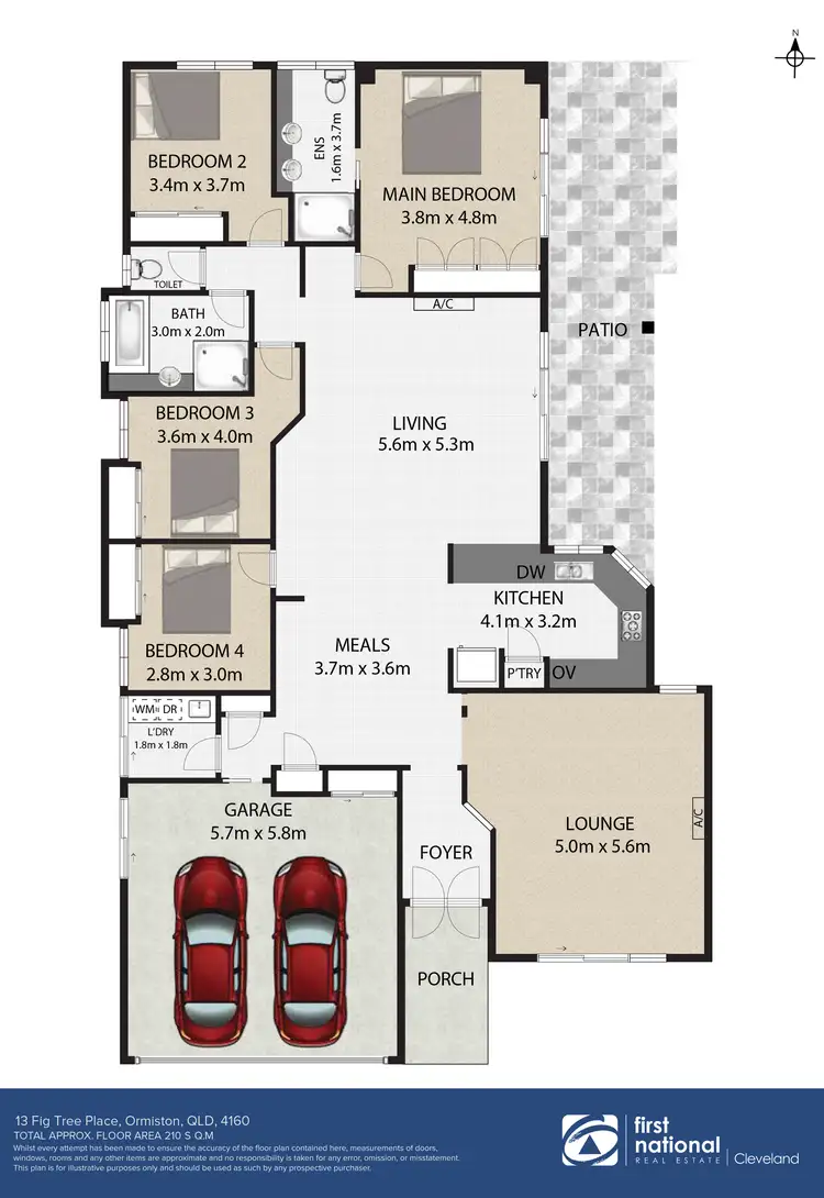 Floorplan of Homely house listing, 13 Fig Tree Place, Ormiston QLD 4160