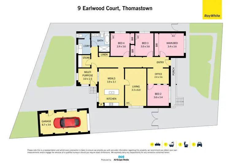Floorplan of Homely house listing, 9 Earlwood Court, Thomastown VIC 3074