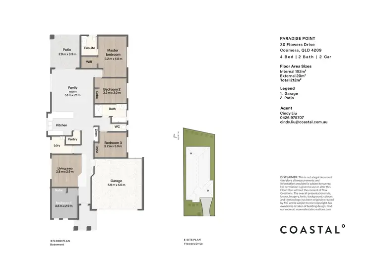 Floorplan of Homely house listing, 30 Flowers Drive, Coomera QLD 4209