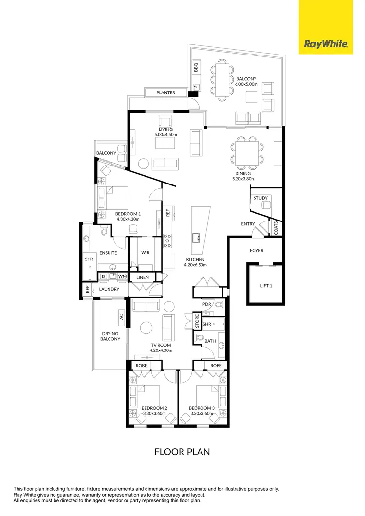 Floorplan of Homely apartment listing, 201/1 The Esplanade, Maroochydore QLD 4558