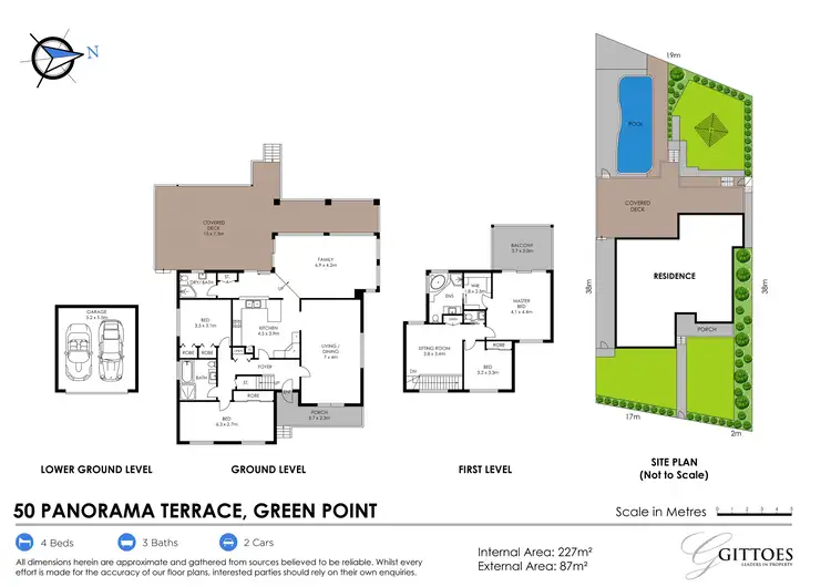 Floorplan of Homely house listing, 50 Panorama Terrace, Green Point NSW 2251