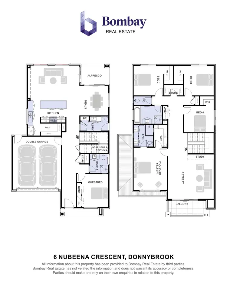 Floorplan of Homely house listing, 6 Nubeena Crescent, Donnybrook VIC 3064