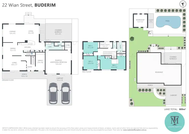 Floorplan of Homely house listing, 22 Wian Street, Buderim QLD 4556