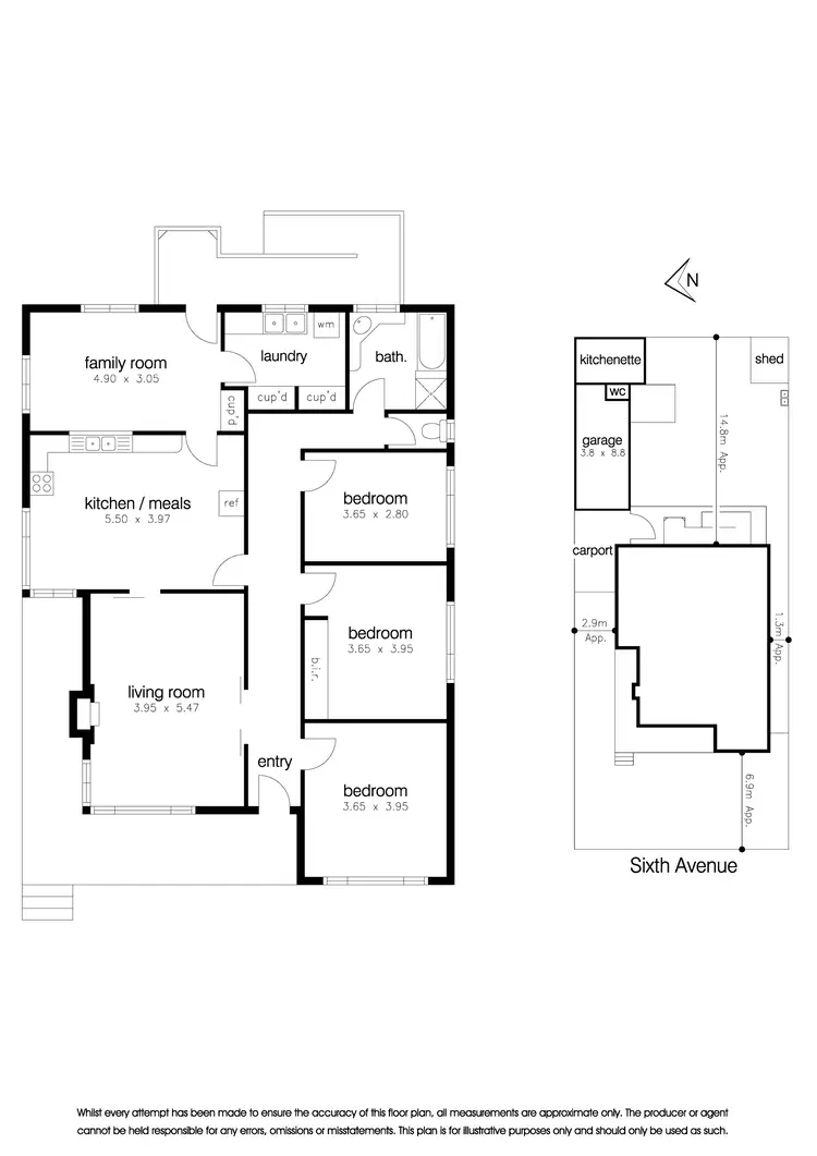 Floorplan of Homely house listing, 96 Sixth Avenue, Altona North VIC 3025