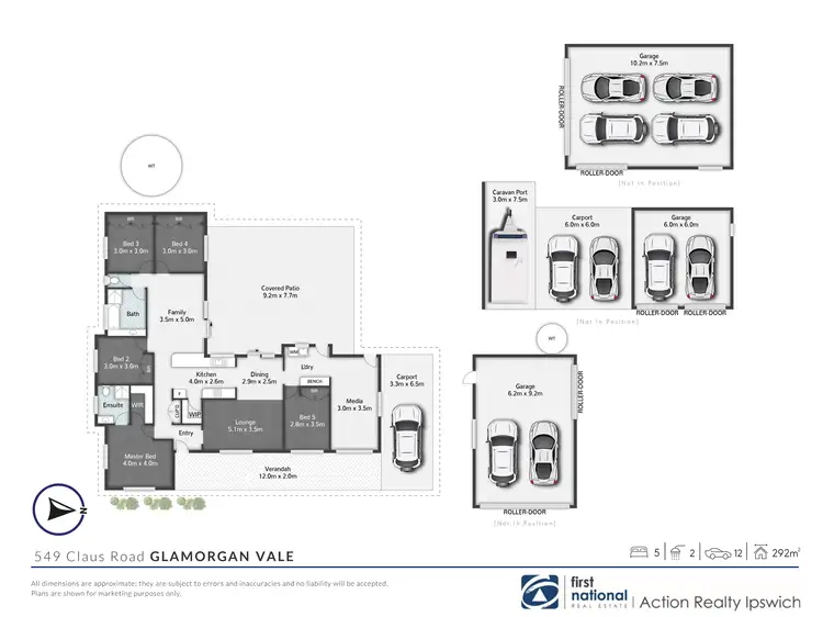 Floorplan of Homely house listing, 549 Claus Road, Glamorgan Vale QLD 4306