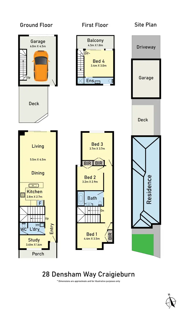 Floorplan of Homely house listing, 28 Densham Way, Craigieburn VIC 3064