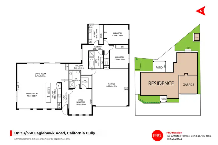 Floorplan of Homely house listing, 3/360 Eaglehawk Road, California Gully VIC 3556