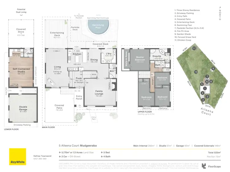 Floorplan of Homely rural property listing, 5 Alleena Court, Mudgeeraba QLD 4213