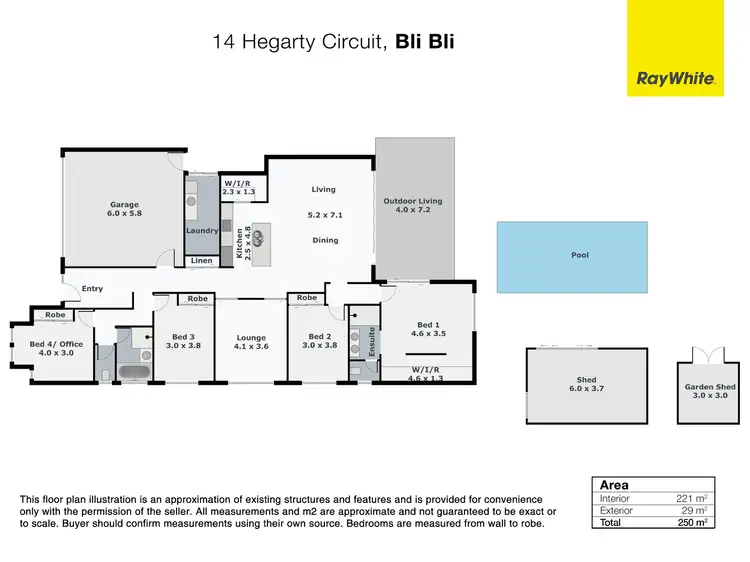 Floorplan of Homely house listing, 14 Hegarty Circuit, Bli Bli QLD 4560