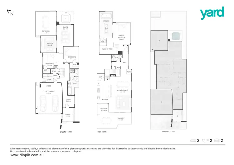 Floorplan of Homely house listing, 4 Enderby Close, North Coogee WA 6163