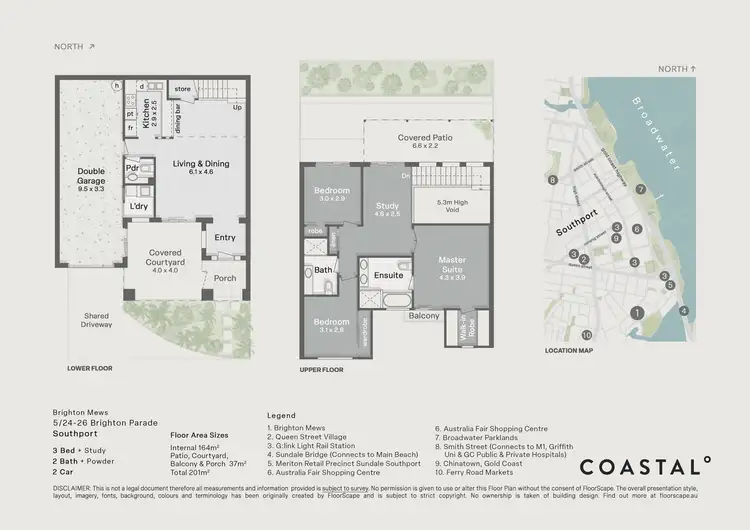 Floorplan of Homely townhouse listing, 5/24-26 Brighton Parade, Southport QLD 4215