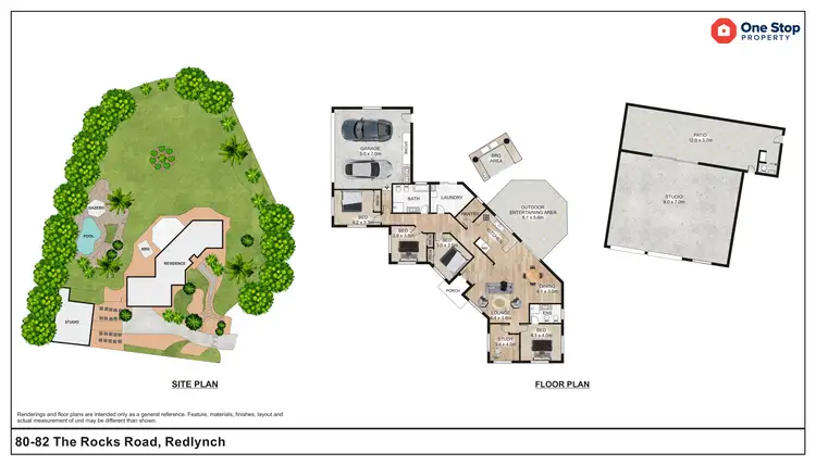 Floorplan of Homely rural property listing, 80-82 The Rocks Road, Redlynch QLD 4870