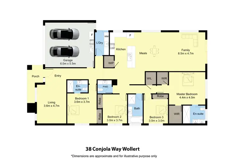 Floorplan of Homely house listing, 38 Conjola Way, Wollert VIC 3750