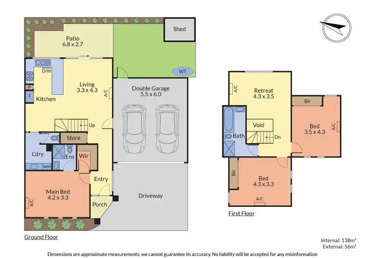 Floorplan of Homely townhouse listing, 3/11 Deschamp Crescent, Rowville VIC 3178