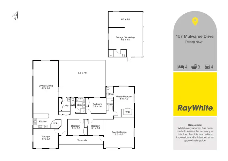 Floorplan of Homely house listing, 157 Mulwaree Drive, Tallong NSW 2579