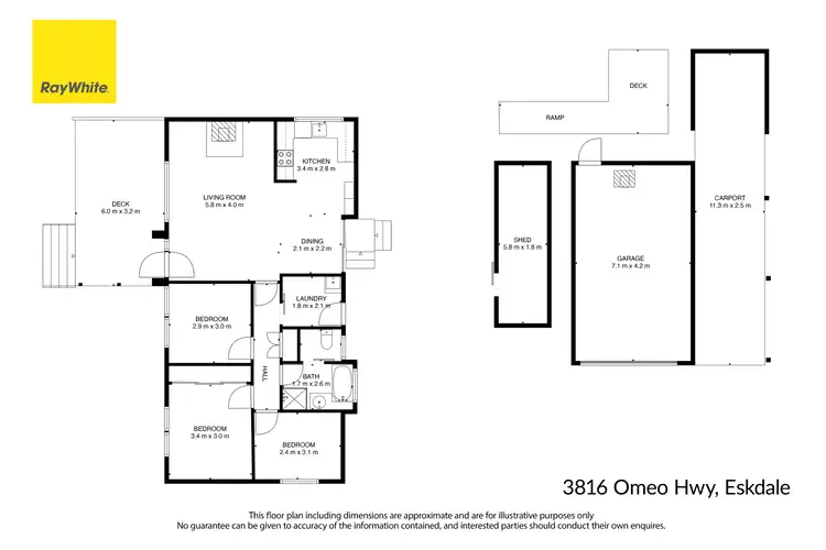Floorplan of Homely house listing, 3816 Omeo Highway, Eskdale VIC 3701
