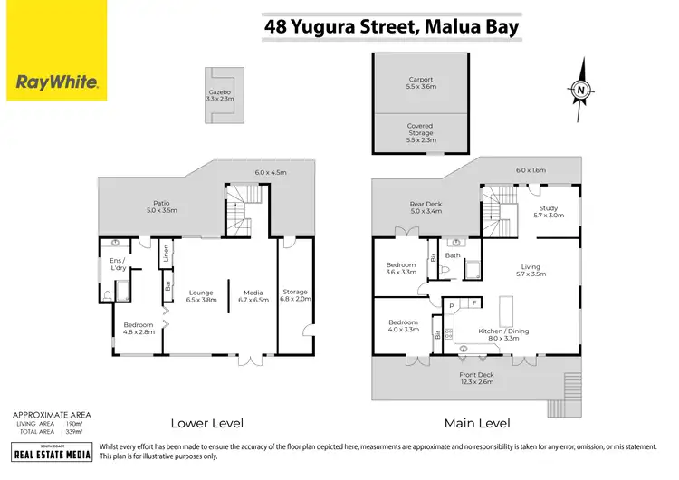 Floorplan of Homely house listing, 48 Yugura Street, Malua Bay NSW 2536