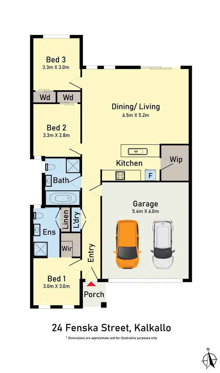 Floorplan of Homely house listing, 24 Fenska Street, Kalkallo VIC 3064