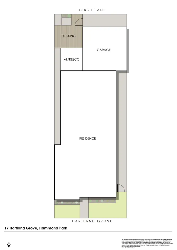 Floorplan of Homely house listing, 17 Hartland Grove, Hammond Park WA 6164