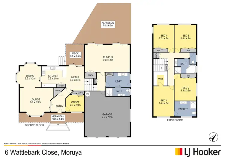 Floorplan of Homely house listing, 6 Wattlebark Close, Moruya NSW 2537