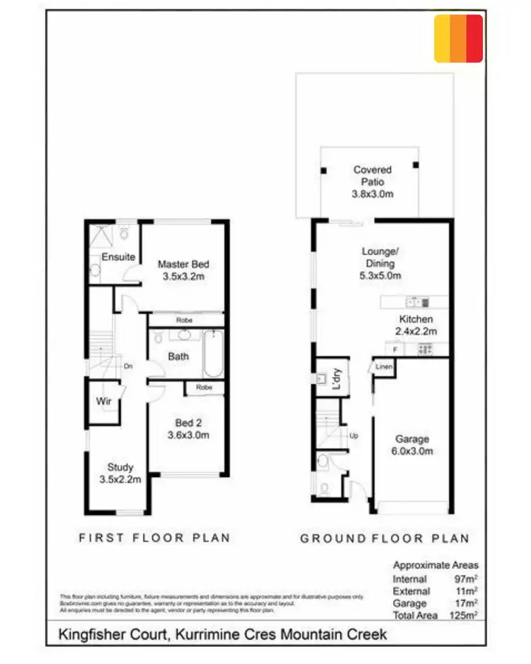 Floorplan of Homely house listing, 2/2-12 Kurrimine Crescent, Mountain Creek QLD 4557