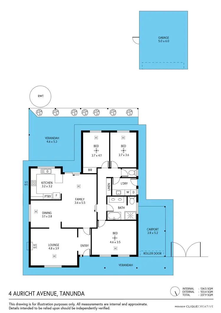 Floorplan of Homely house listing, 4 Auricht Avenue, Tanunda SA 5352