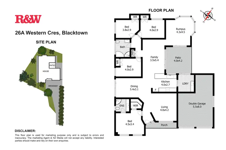 Floorplan of Homely house listing, 26A Western Crescent, Blacktown NSW 2148