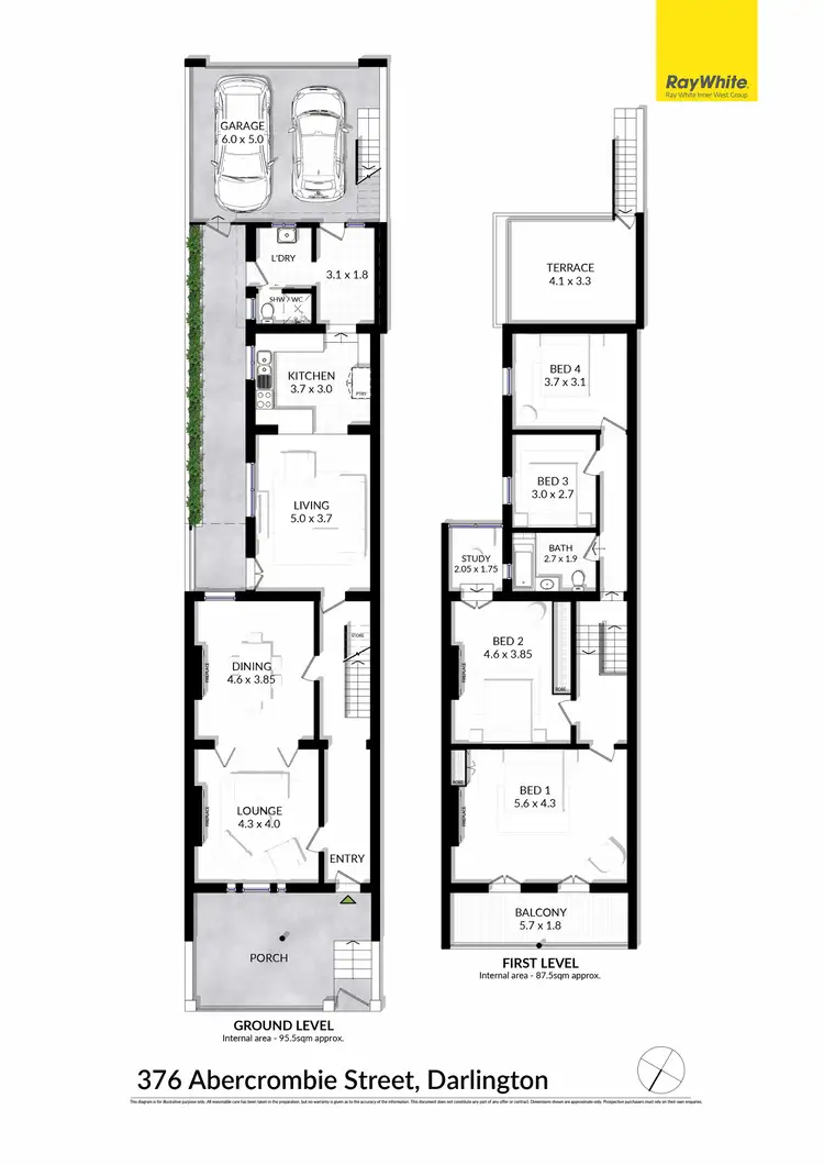 Floorplan of Homely house listing, 376 Abercrombie Street, Darlington NSW 2008