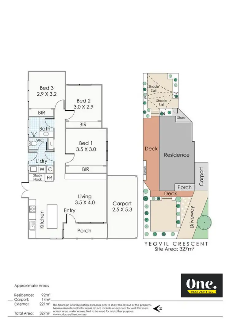 Floorplan of Homely house listing, 1/32 Yeovil Crescent, Bicton WA 6157