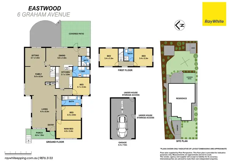 Floorplan of Homely house listing, 6 Graham Avenue, Eastwood NSW 2122