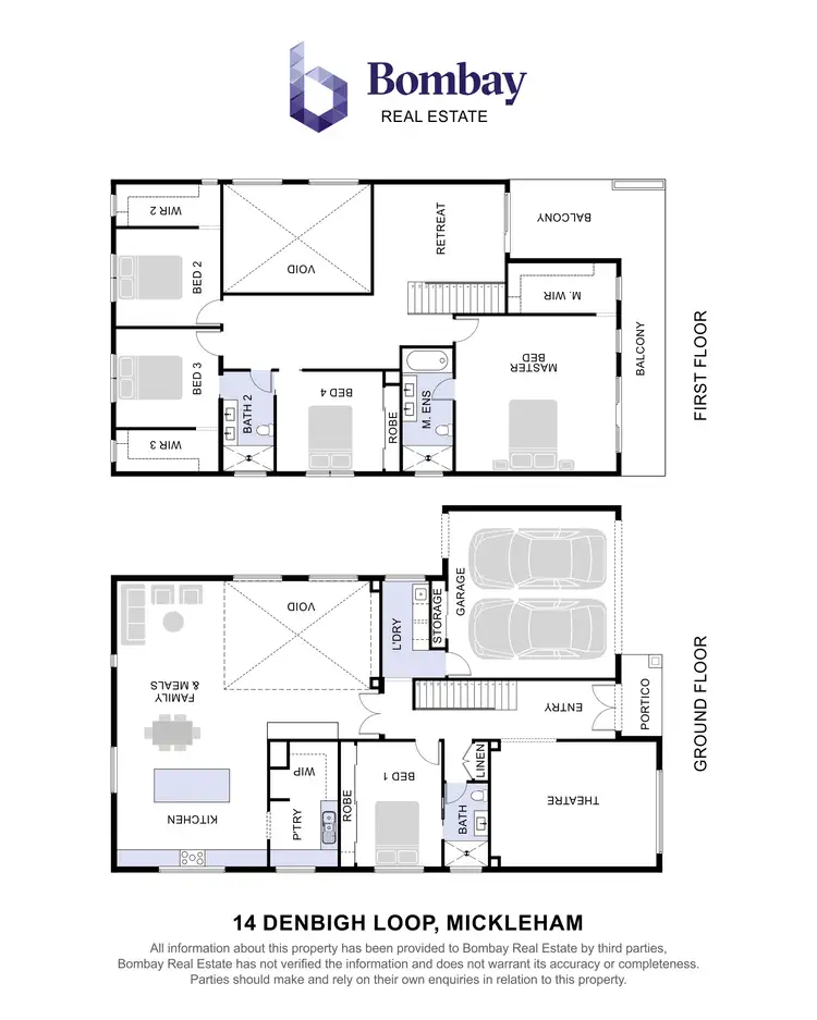 Floorplan of Homely house listing, 14 Denbigh Loop, Mickleham VIC 3064