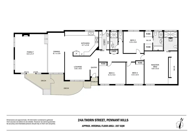 Floorplan of Homely house listing, 24a Thorn Street, Pennant Hills NSW 2120