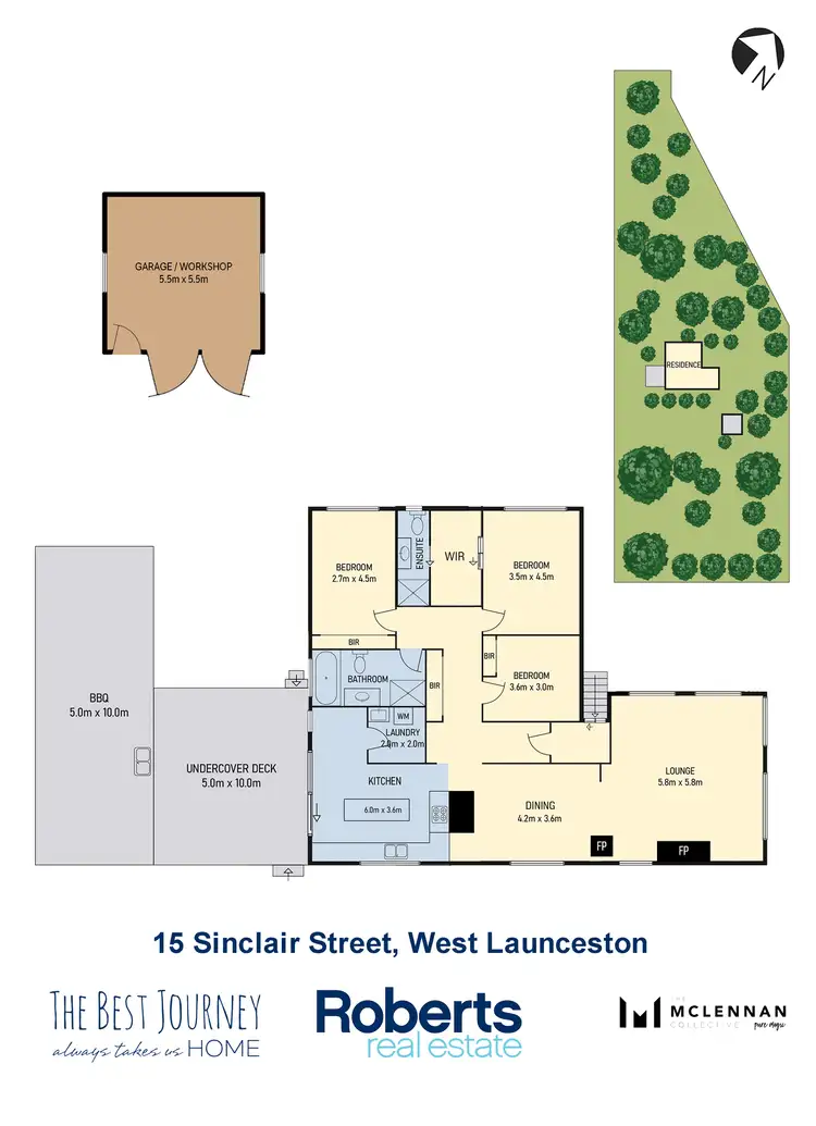 Floorplan of Homely house listing, 15 Sinclair St, West Launceston TAS 7250