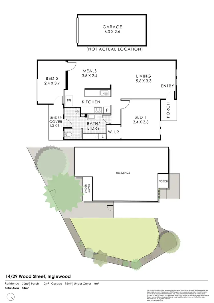 Floorplan of Homely villa listing, 14/29 Wood Street, Inglewood WA 6052