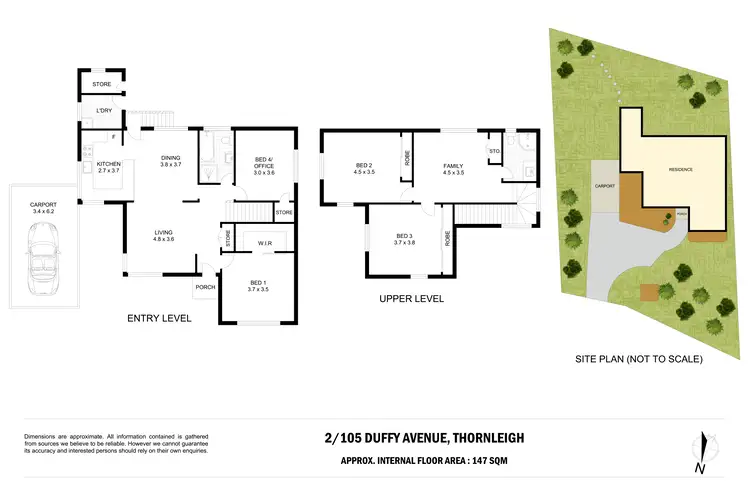 Floorplan of Homely house listing, 2/105 Duffy Avenue, Thornleigh NSW 2120